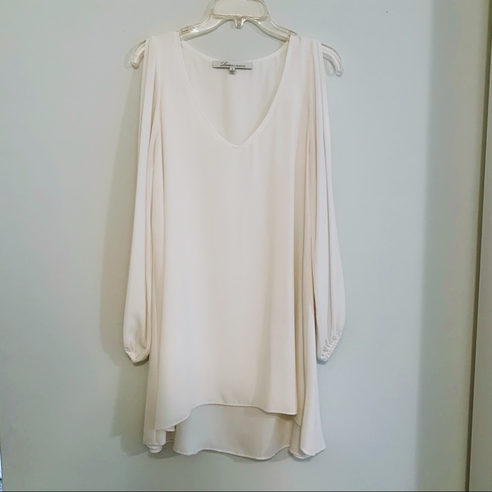 White long sleeve dress